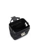 Brandon Blackwell Elizabeth Doctor Bag, Black Leather with Silver Clasp