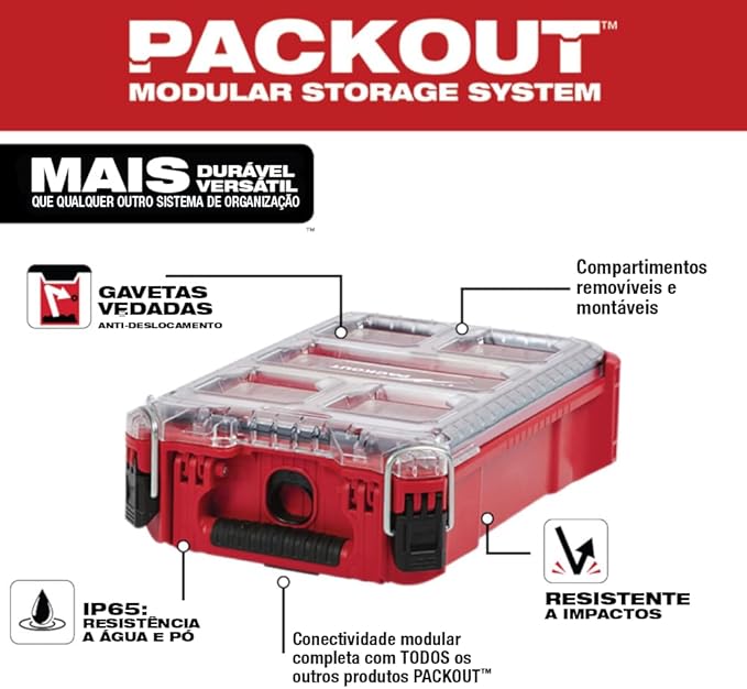 Milwaukee Electric Tool 48-22-8435 Pack out, 5 Compartment, Small Parts Organizer