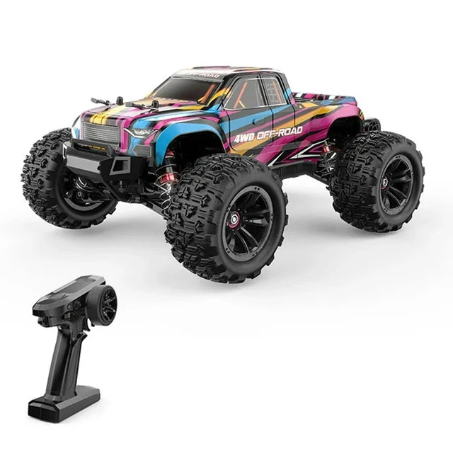 MJX RC Car 2.4Ghz 45KM/H High Speed 1/16 Off Road RC Trucks Brushless Motor 4WD Vehicle Racing Climbing RC Car Gifts for Kids Adults