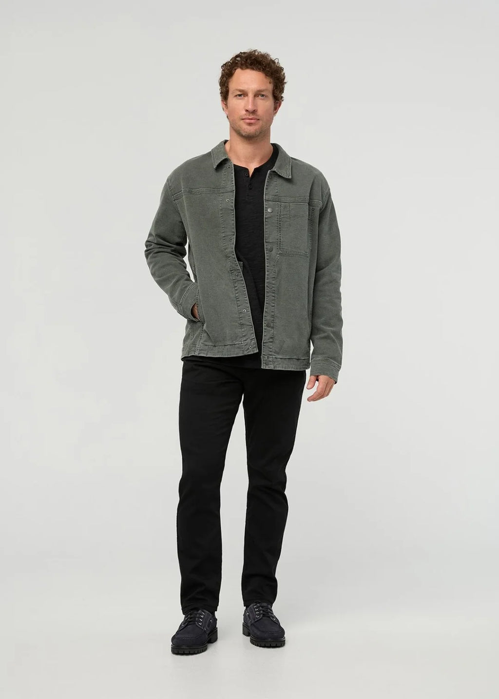 DU/ER Stretch Canvas Work Jacket Men's Thyme