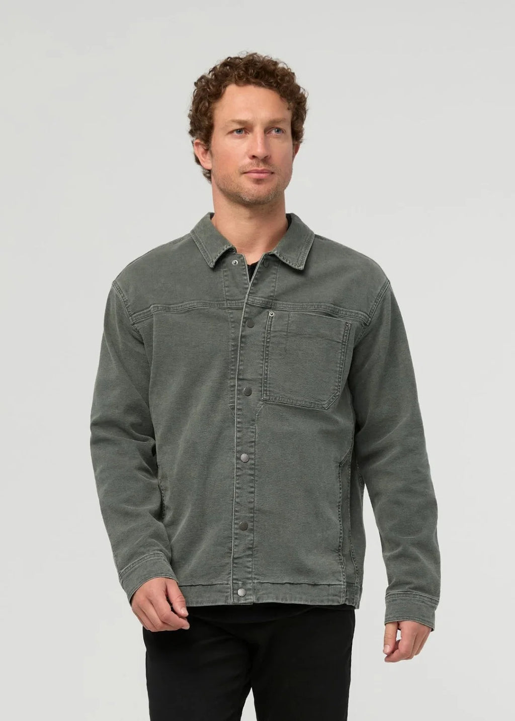 DU/ER Stretch Canvas Work Jacket Men's Thyme