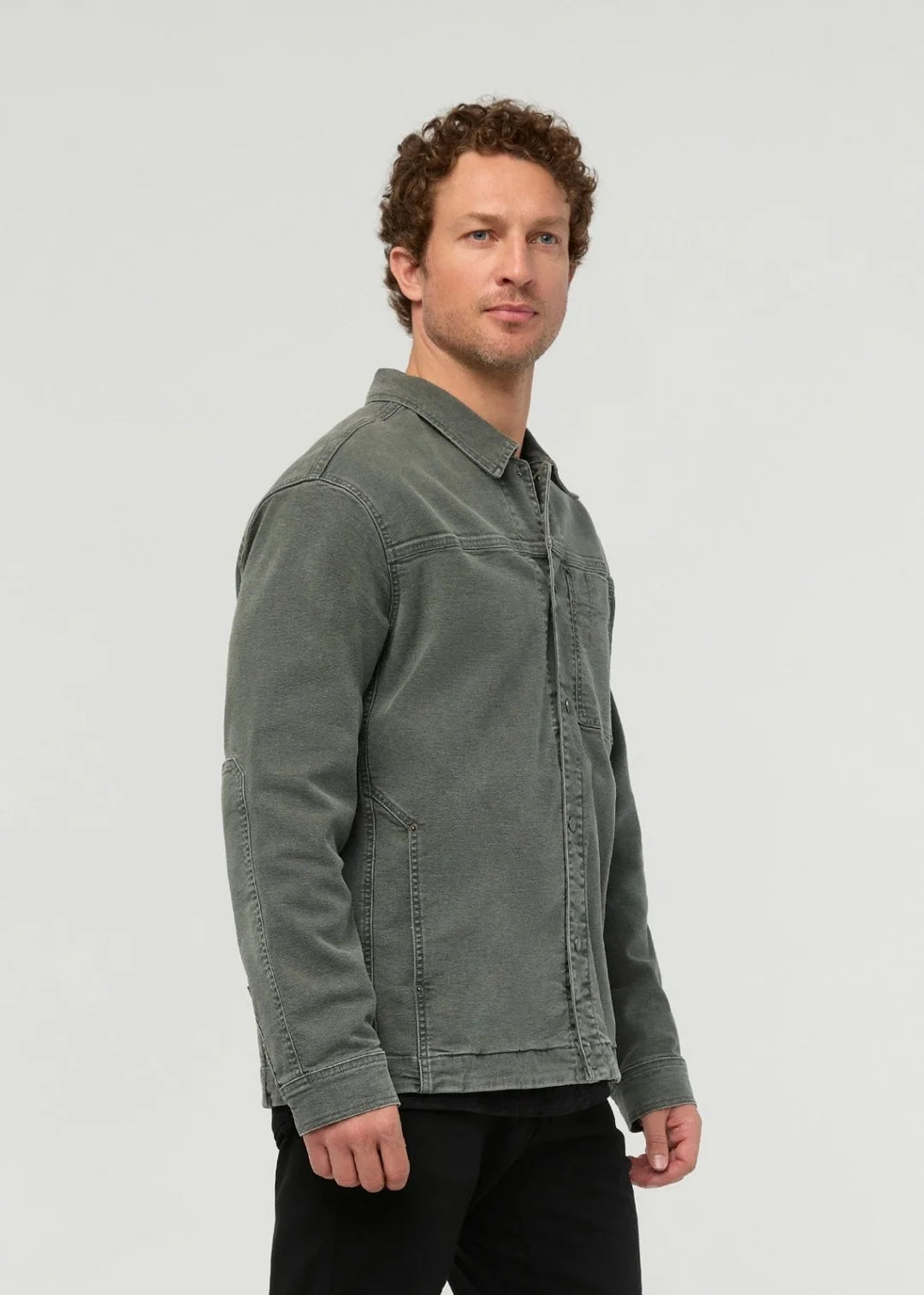 DU/ER Stretch Canvas Work Jacket Men's Thyme