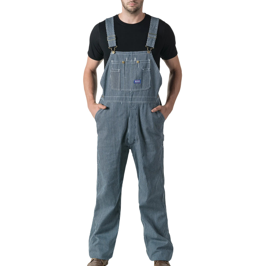 Liberty Big Smith Men's Hickory Stripe Bib Overall - Hickory Stripe - Size 32x34