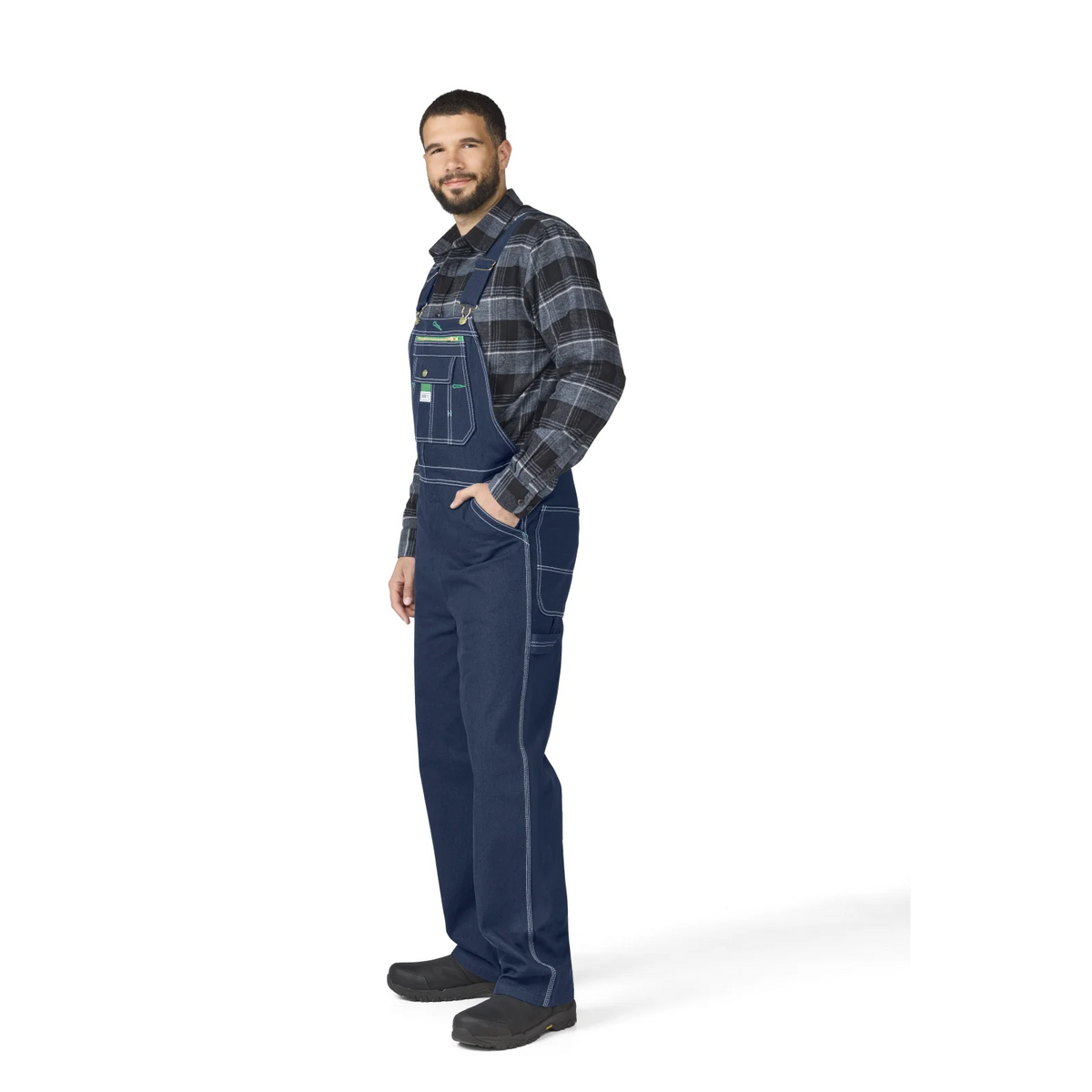 *Liberty® Rigid Denim Bib Overalls, Men's 36x30