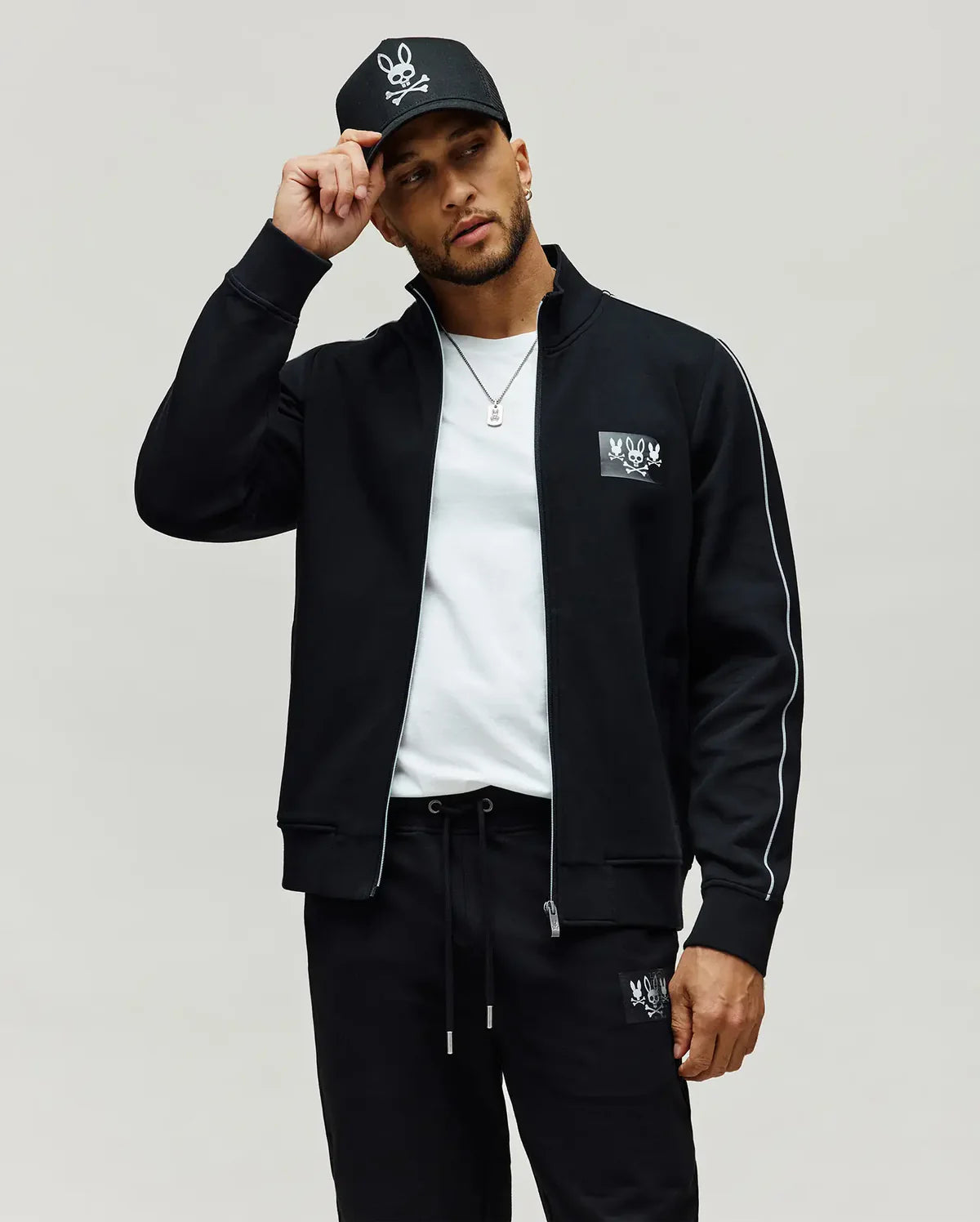 Mens Jarvis Hologram Track Bomber Size XL