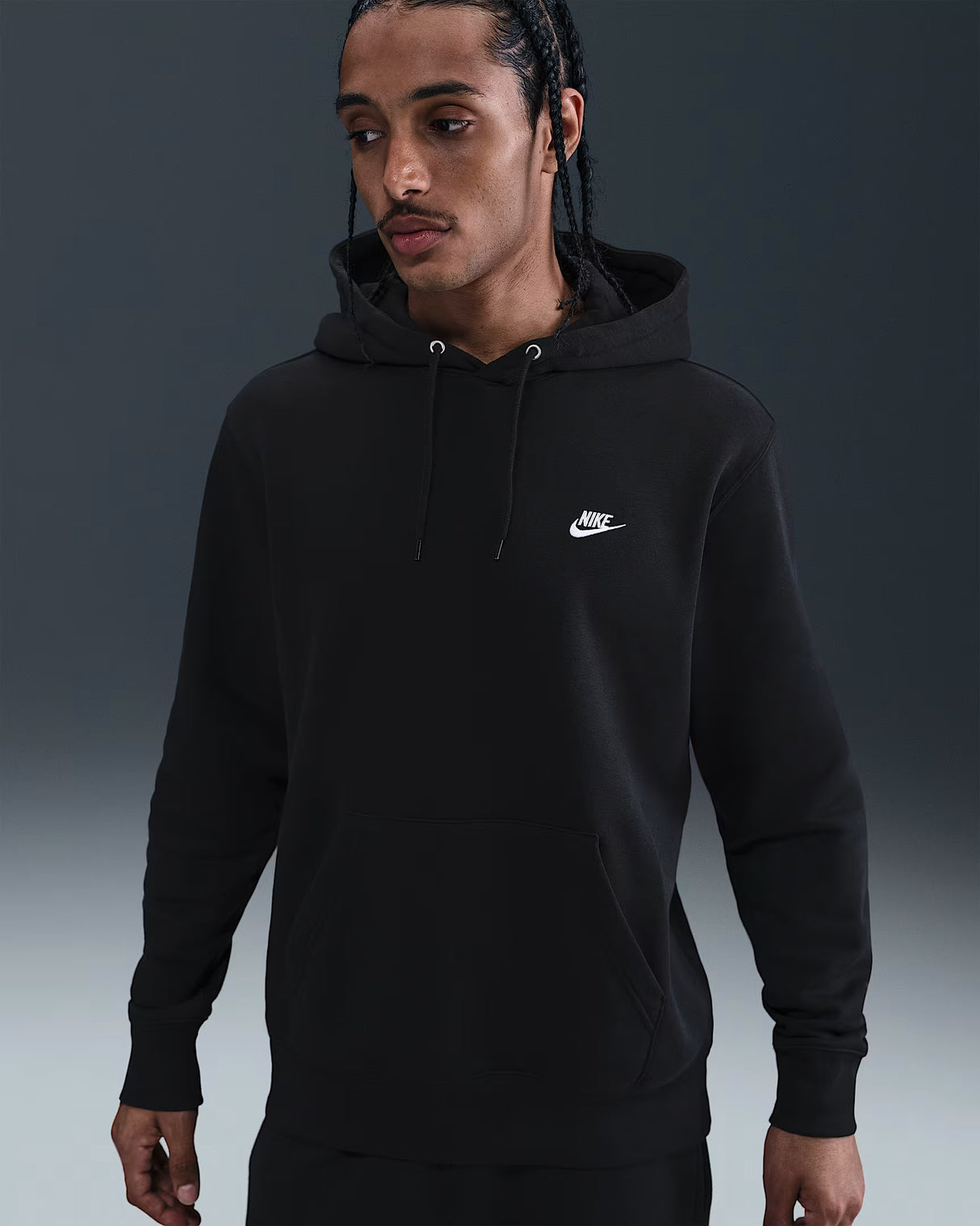 Nike Club Men's Pullover Fleece Hoodie Size L