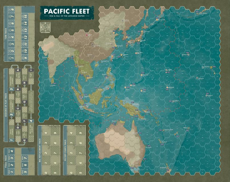 Pacific Fleet: Rise & Fall of the Japanese Empire Board Game