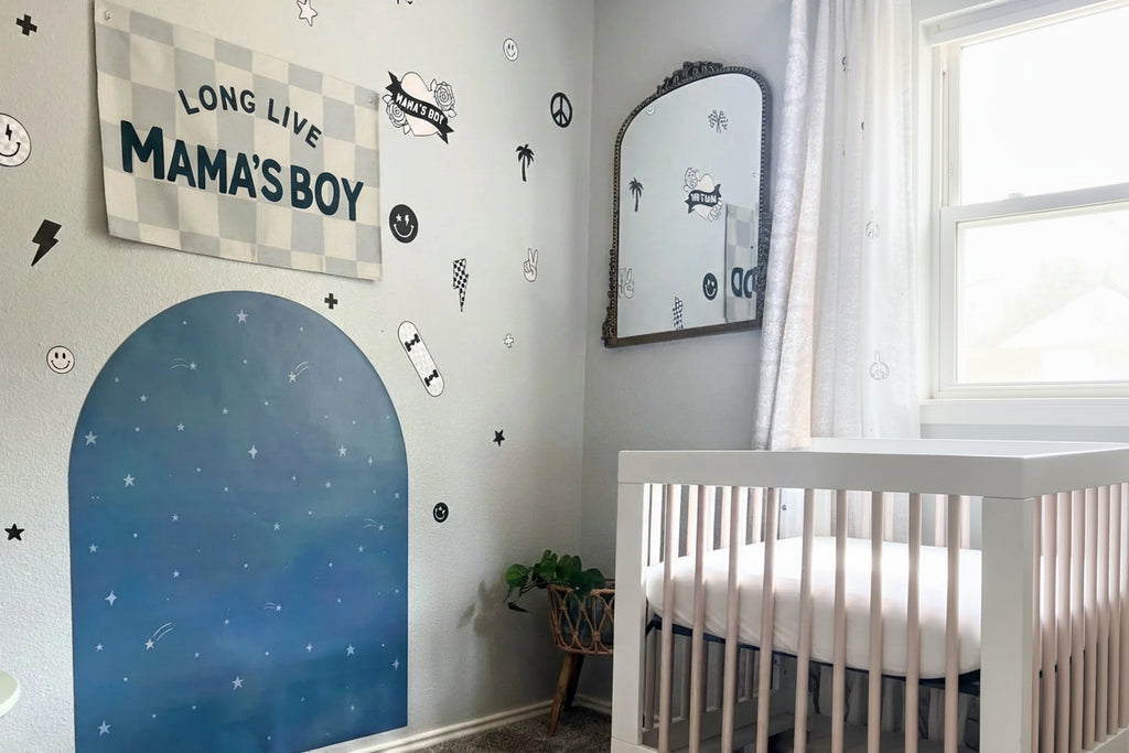 CHERRYPICK - The MEGA Magic Playwall - Arch Magnetic Wall Decal for Kids in Starry Skies