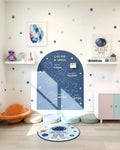 CHERRYPICK - The MEGA Magic Playwall - Arch Magnetic Wall Decal for Kids in Starry Skies