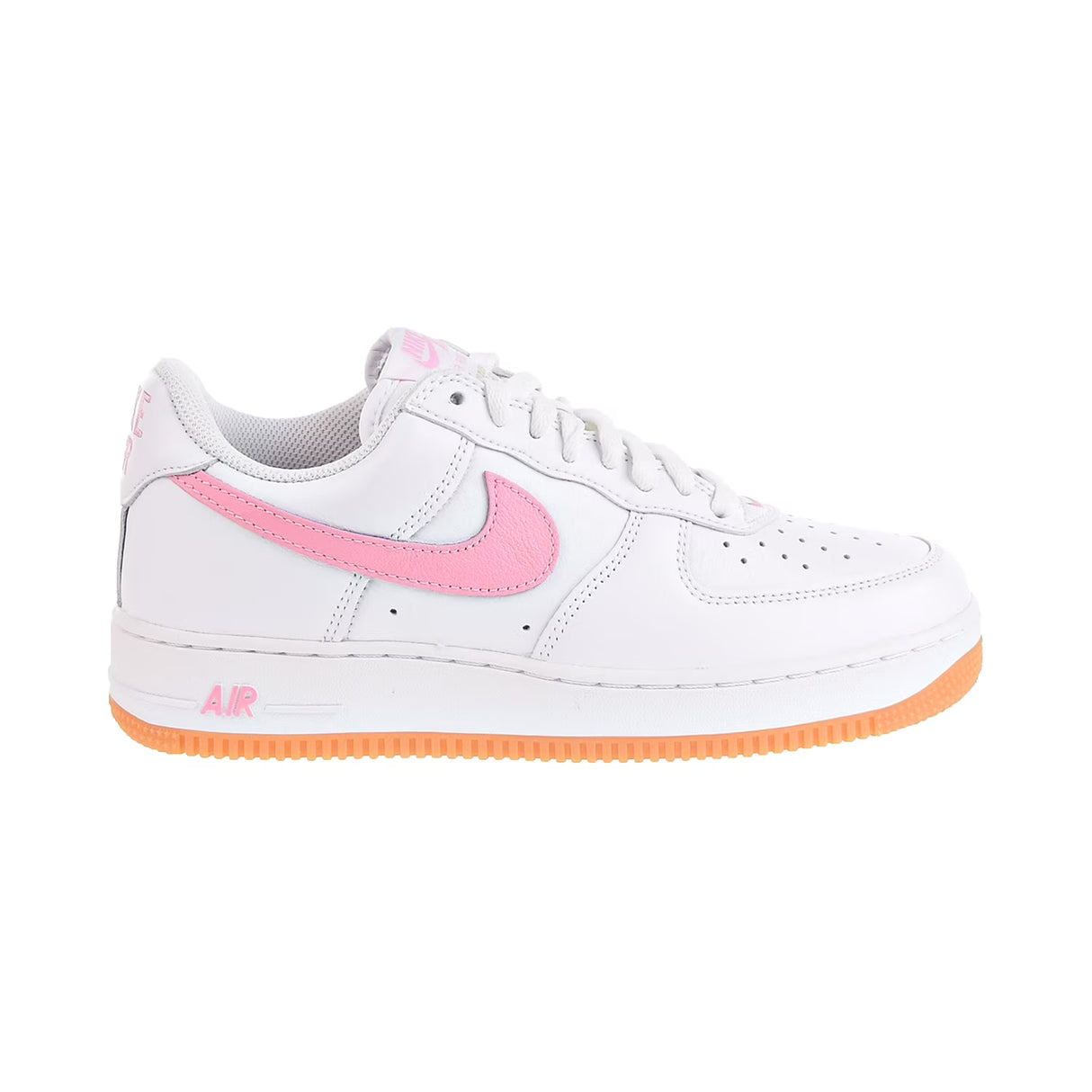 Nike Air Force 1 Low Retro White / Pink - Gum and Yellow Size M8.5/W10