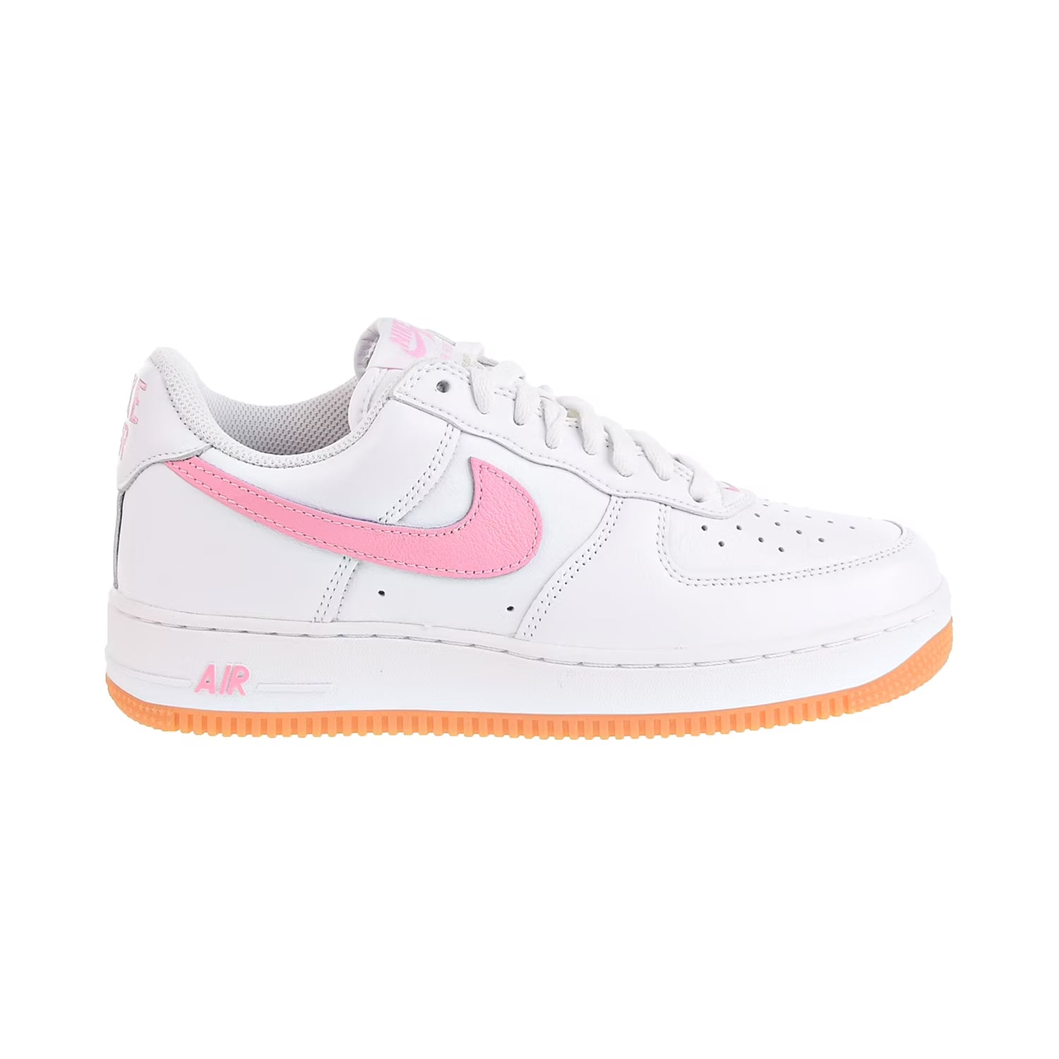 Nike Air Force 1 Low Retro White / Pink - Gum and Yellow Size M8.5/W10