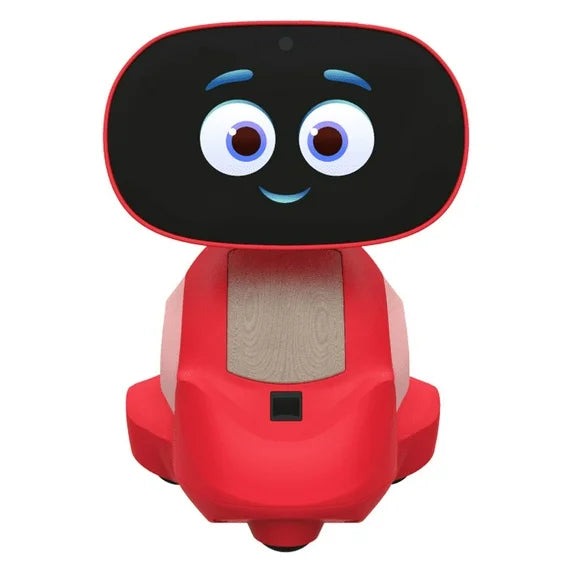 Miko 3 AI-Powered Smart Robot for Kids, STEM Learning Educational Robot, Interactive Voice Control Robot with App Control, Disney Stories, Coding Apps, Unlimited Games for Girls and Boys Ages 5-12 RED