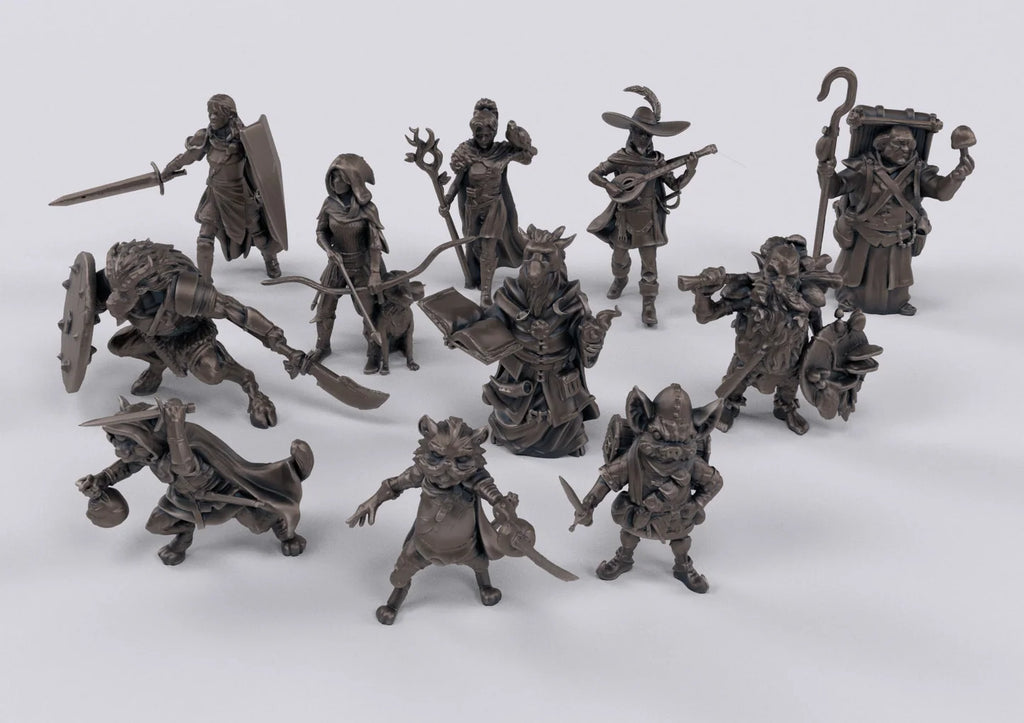 DOLMENWOOD Adventuring Party Miniatures Set