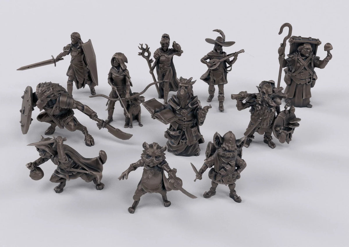 DOLMENWOOD Adventuring Party Miniatures Set