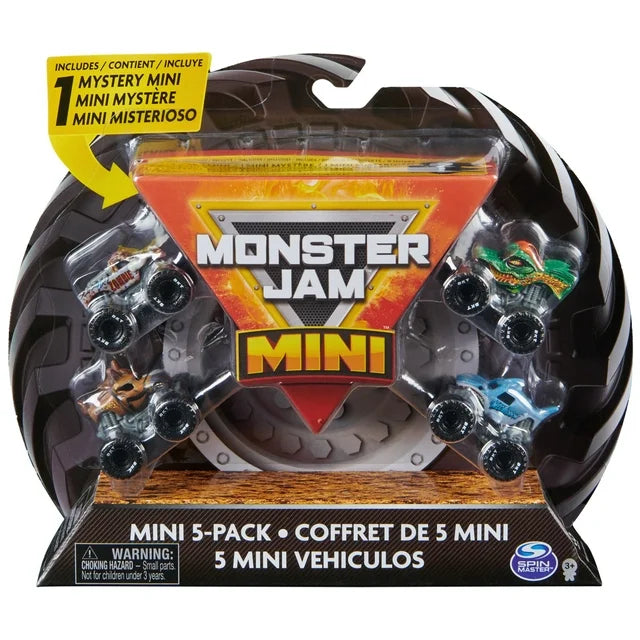 Monster Jam Mini Vehicles 5pk (new. open)