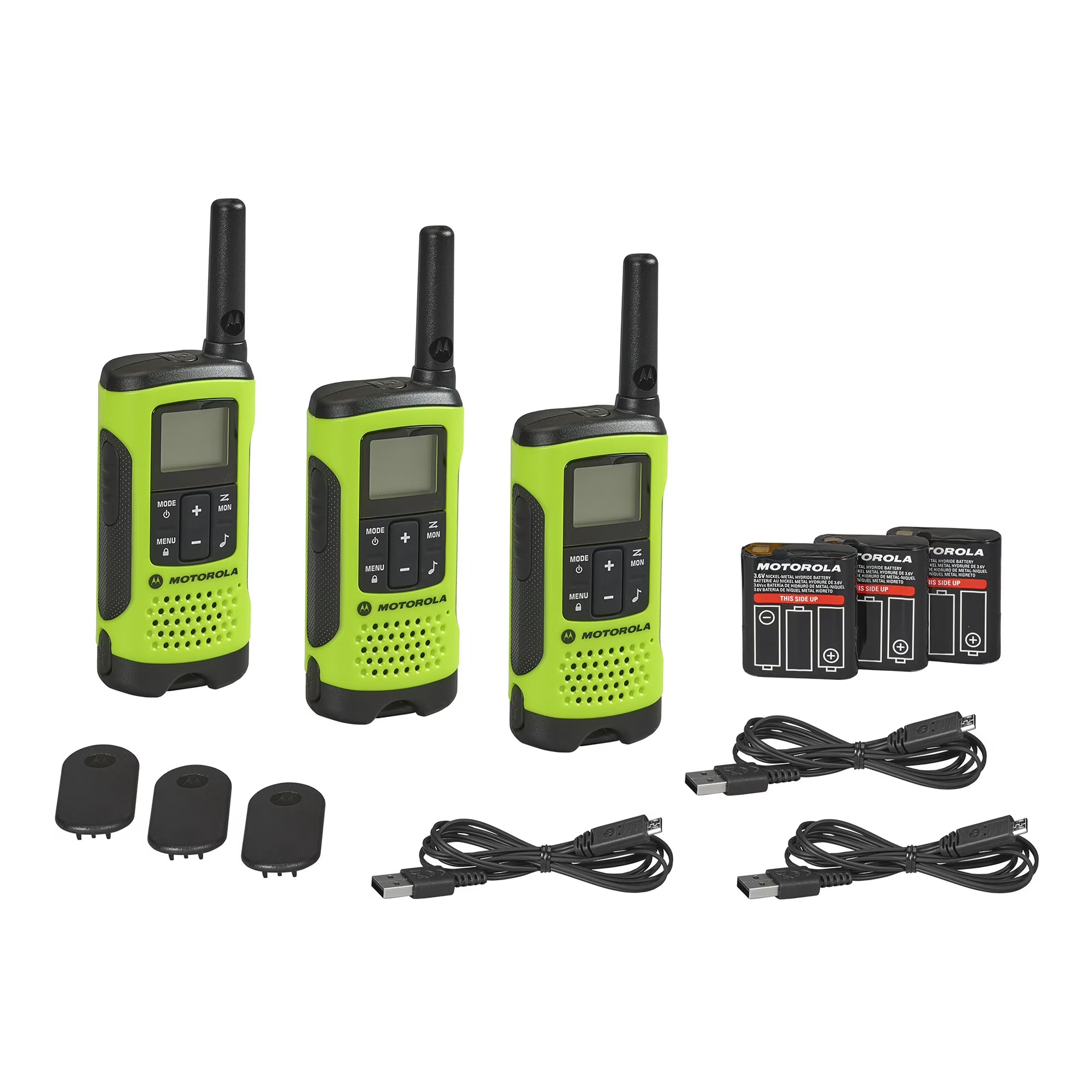 Motorola Talkabout T260TPG Radio, Green - 3 Pack