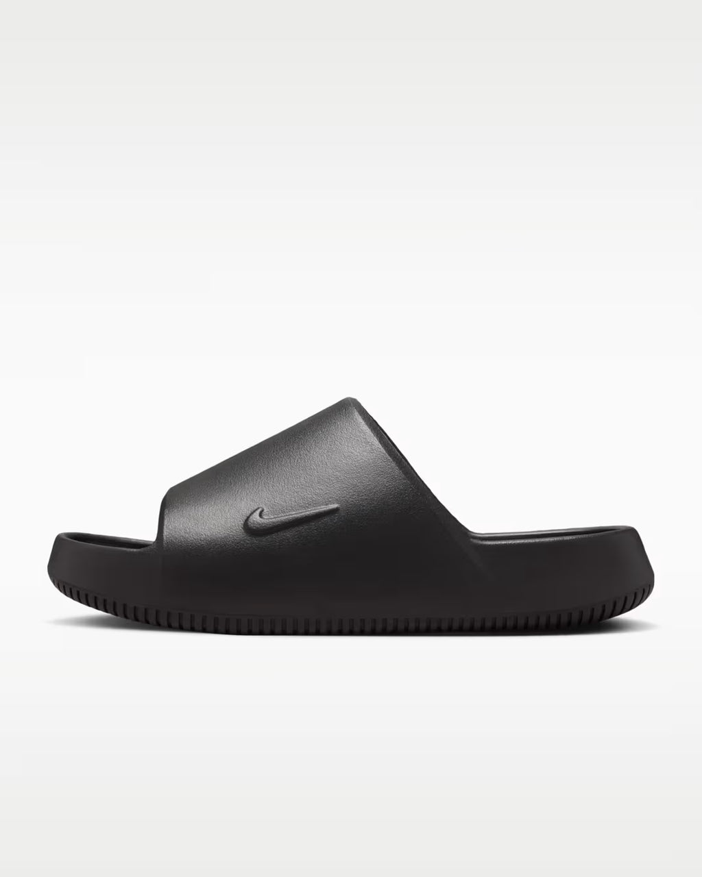 NIKE Calm 2.0  Slides in Black/Black-Black - Unisex M12/W13
