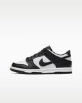 NIKE Little Kids Dunk Low - White/Black/White - 2Y