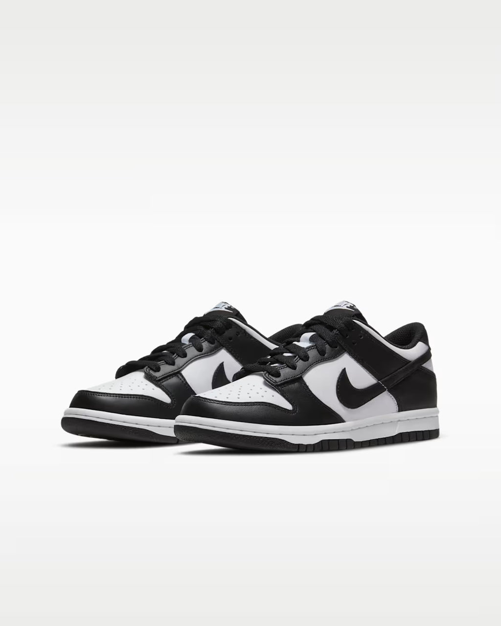 NIKE Little Kids Dunk Low - White/Black/White - 2Y