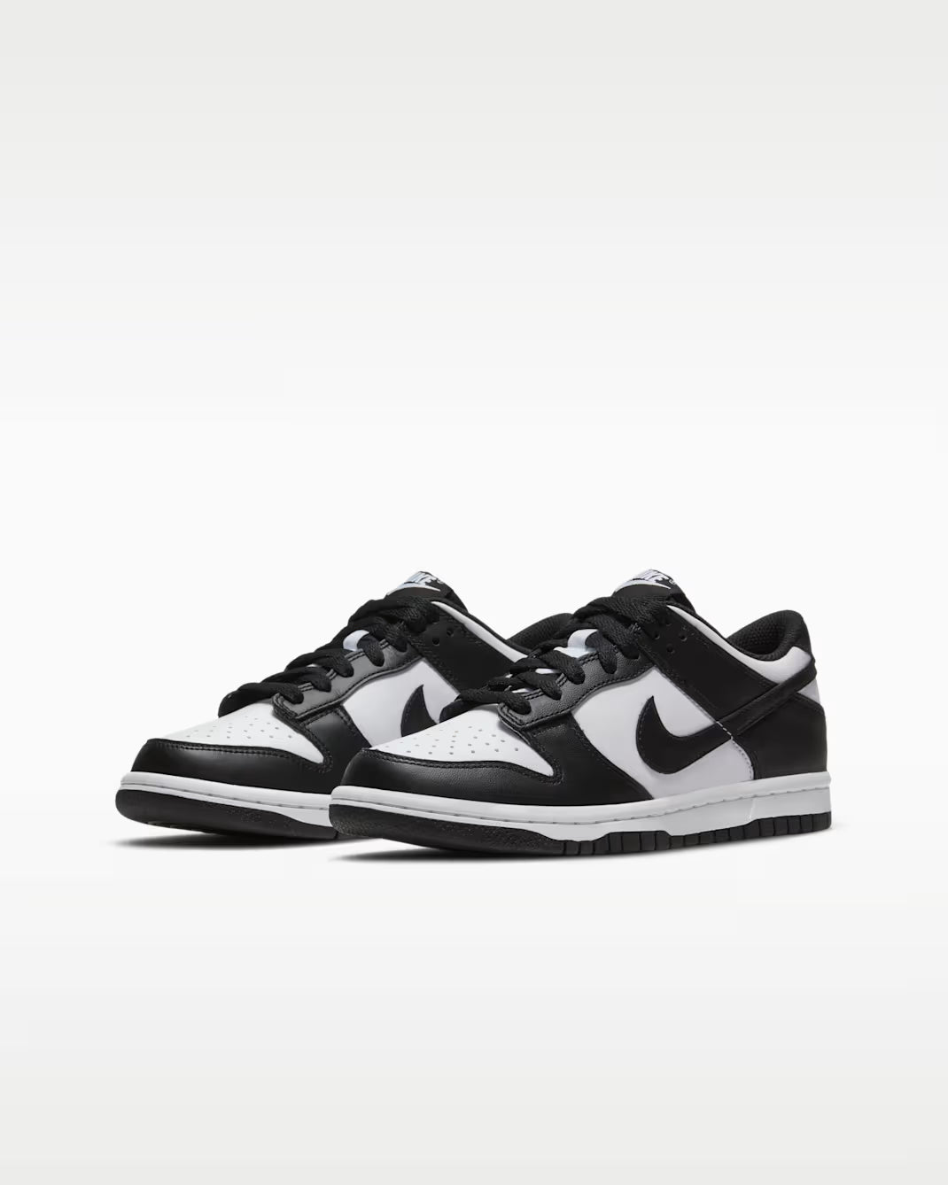 NIKE Little Kids Dunk Low - White/Black/White - 2Y
