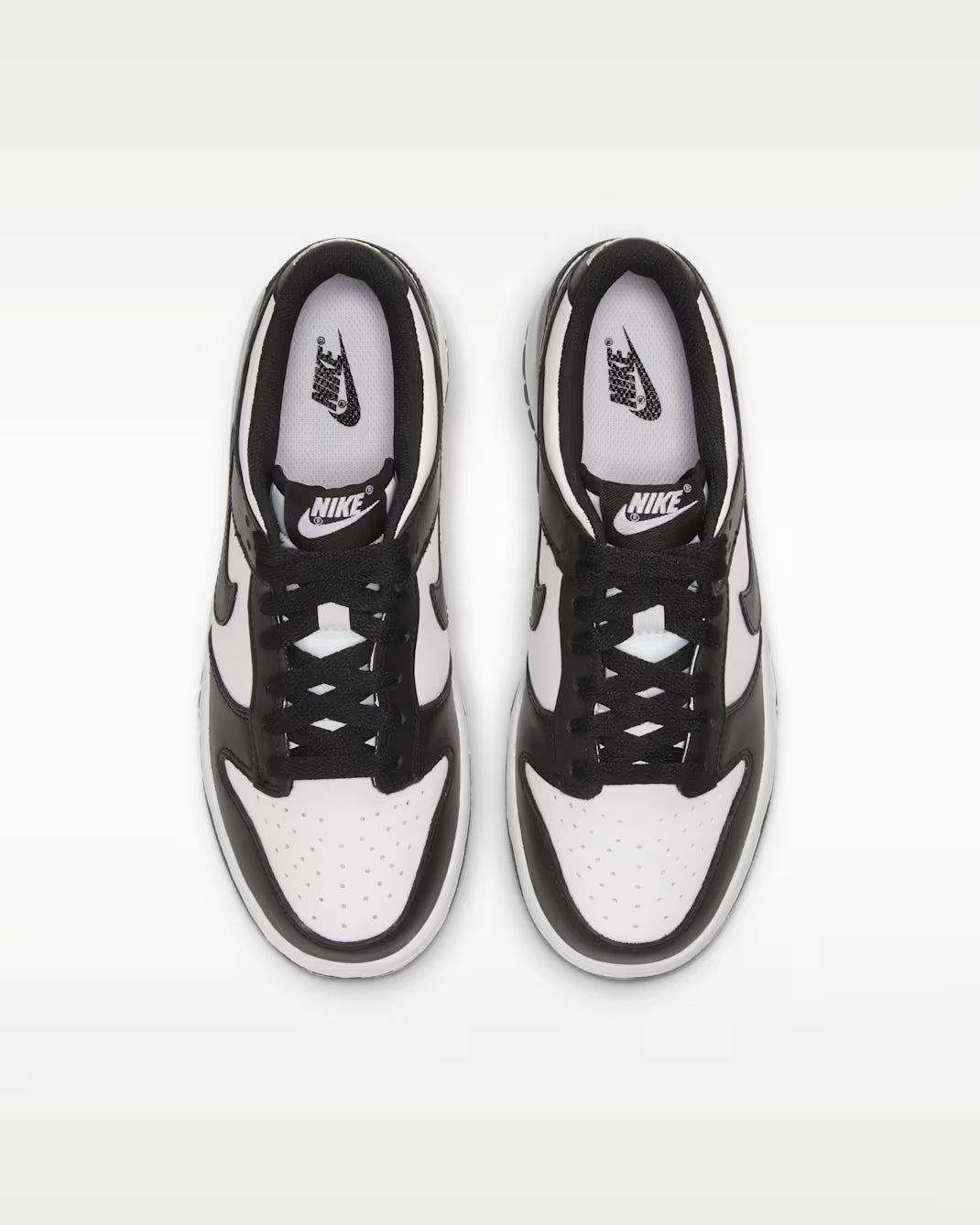 NIKE Little Kids Dunk Low - White/Black/White - 2Y
