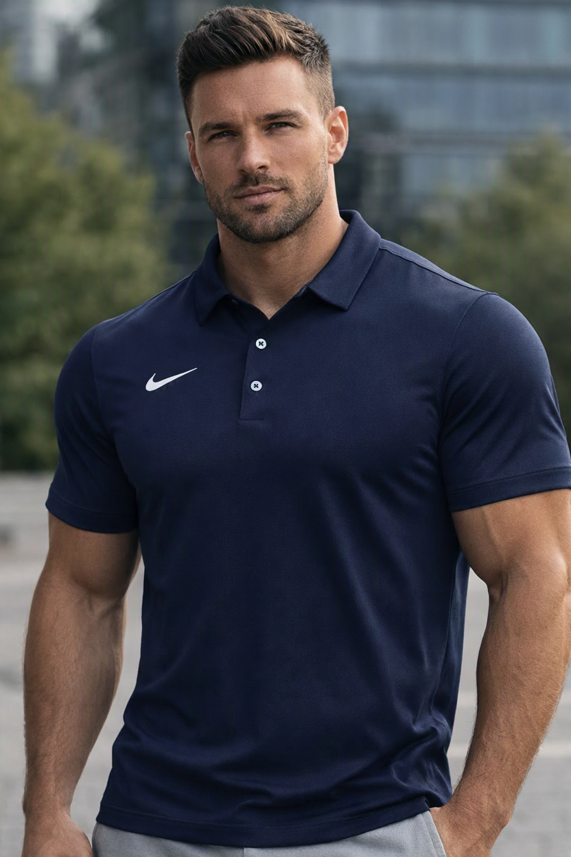 NIKE Men's Dri-Fit Polo in Navy - 2XL (NWT)