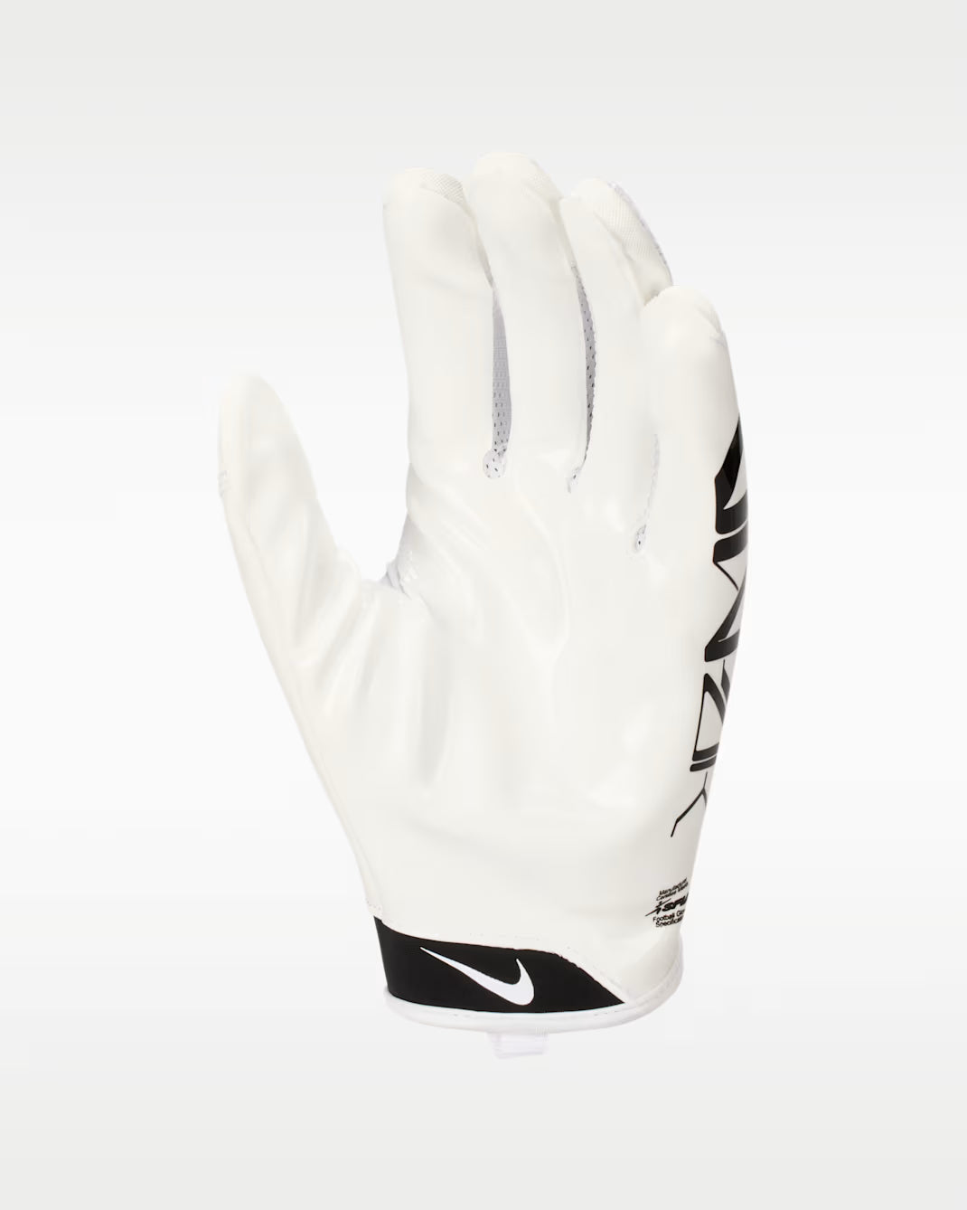 NIKE Men's Vapor Jet 9.0 Football Gloves - White/Black - SM