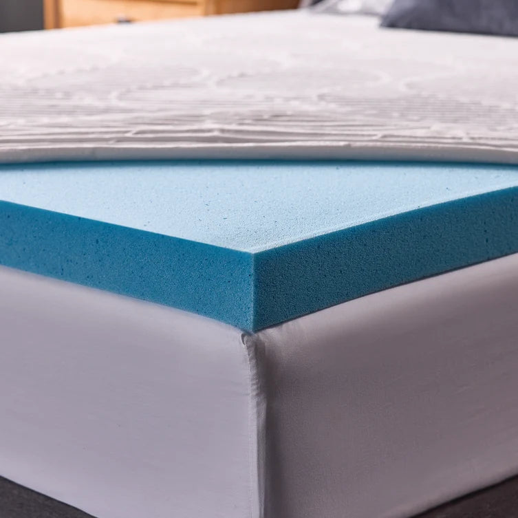 ComfortLuxe Plus 3" Gel Memory Foam Mattress Topper, KING