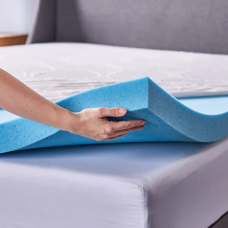 ComfortLuxe Plus 3" Gel Memory Foam Mattress Topper, KING