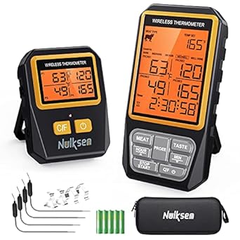 Nulksen CH-216 Digital Meat BBQ Thermometer 4 Probes