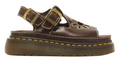 DR. MARTENS Women's Dunnet Flower in Kelp Brown - 7