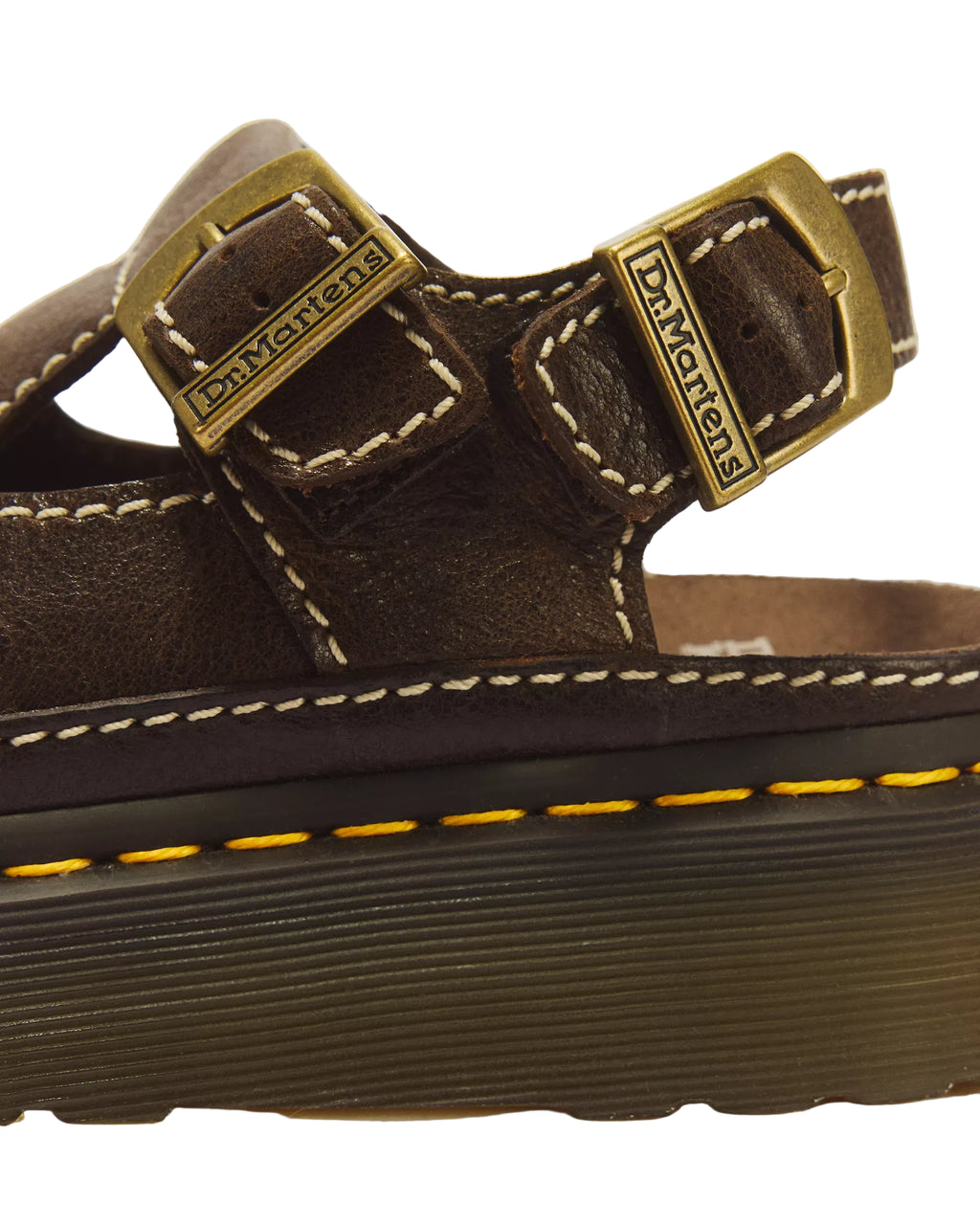 DR. MARTENS Women's Dunnet Flower in Kelp Brown - 7