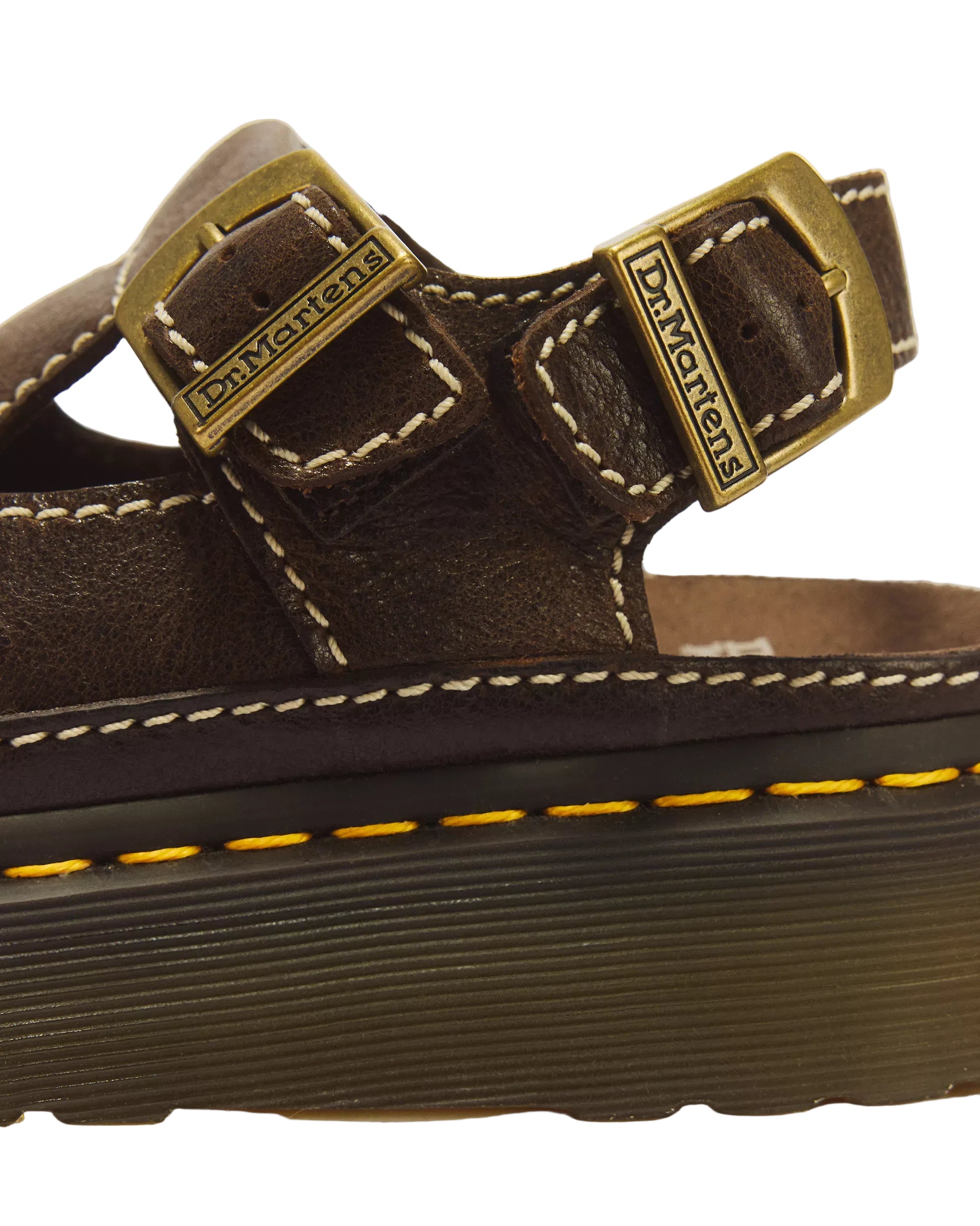 DR. MARTENS Women's Dunnet Flower in Kelp Brown - 7