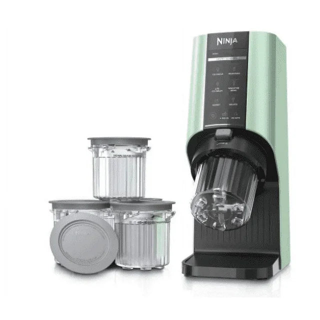 Ninja NC201 Creami Breeze 7-In-1 Ice Cream & Frozen Treat Maker For Ice Cream, Milkshakes, Smoothie Bowl (Mint)