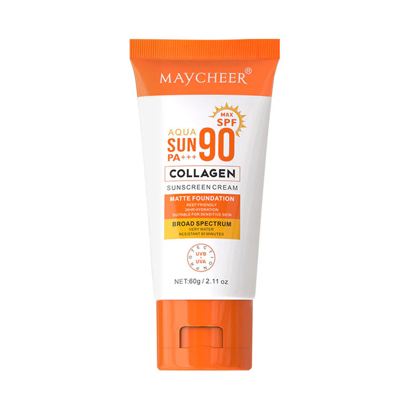 Maycheer Collagen Sunscreen SPF 90 + PA+++ - 60g