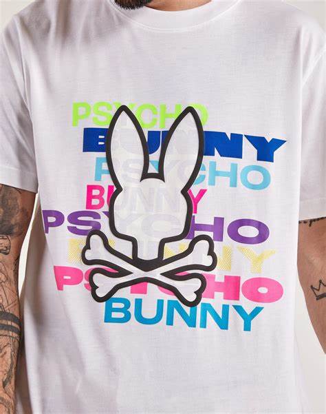 Psycho Bunny  Tyrian Graphic Tee-White/New With Tags