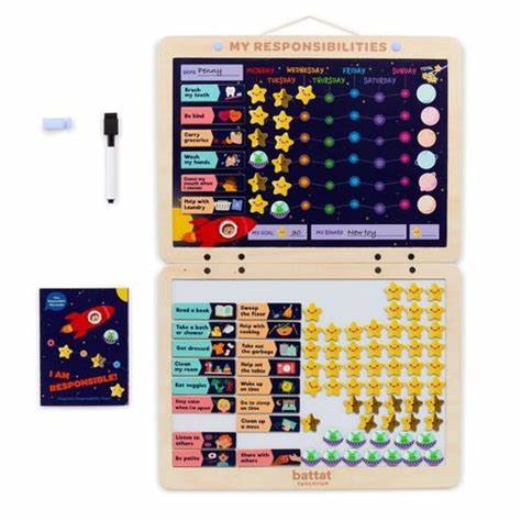 Battat Education I Am Responsible! Magnetic Responsibility Chart (NEW)