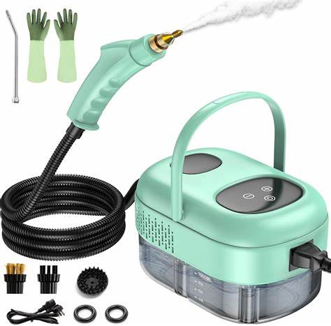 Handheld Steam Cleaner with Smart Touch Screen,High Pressure Steamer for Cleaning, Portable Steam Cleaner for Home,Steam Cleaner for Furniture,Car,Kitchen, Bathroom, Grout and Tile(New, Open box)