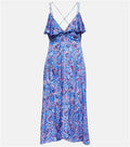 Isabel Marant Women's Blue Paysa Printed Dress Size 40