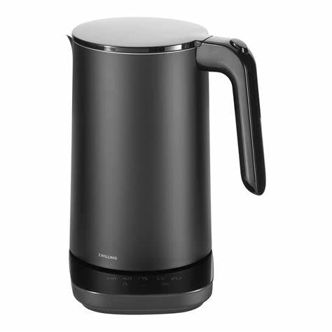 ZWILLING Enfinigy Cool Touch 1.5-Liter Electric Kettle, Cordless Tea Kettle & Hot Water, Black (NEW, OPEN BOX)