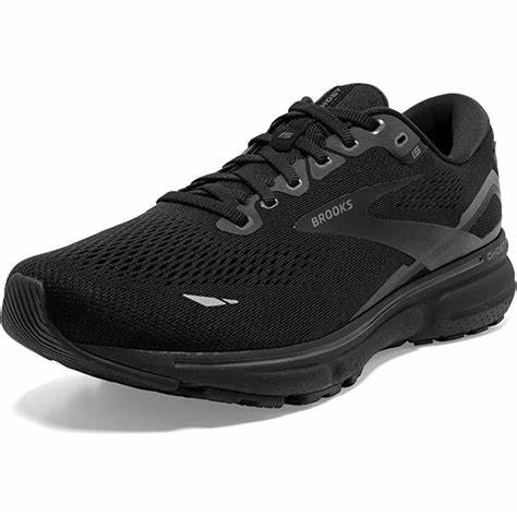 Brooks Men's Ghost 15 Neutral Running Shoe - Black/Black/Ebony - 10 Medium (replacement box)