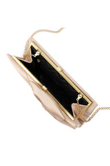 Olga Berg Chloe Tie Front Clutch Bag