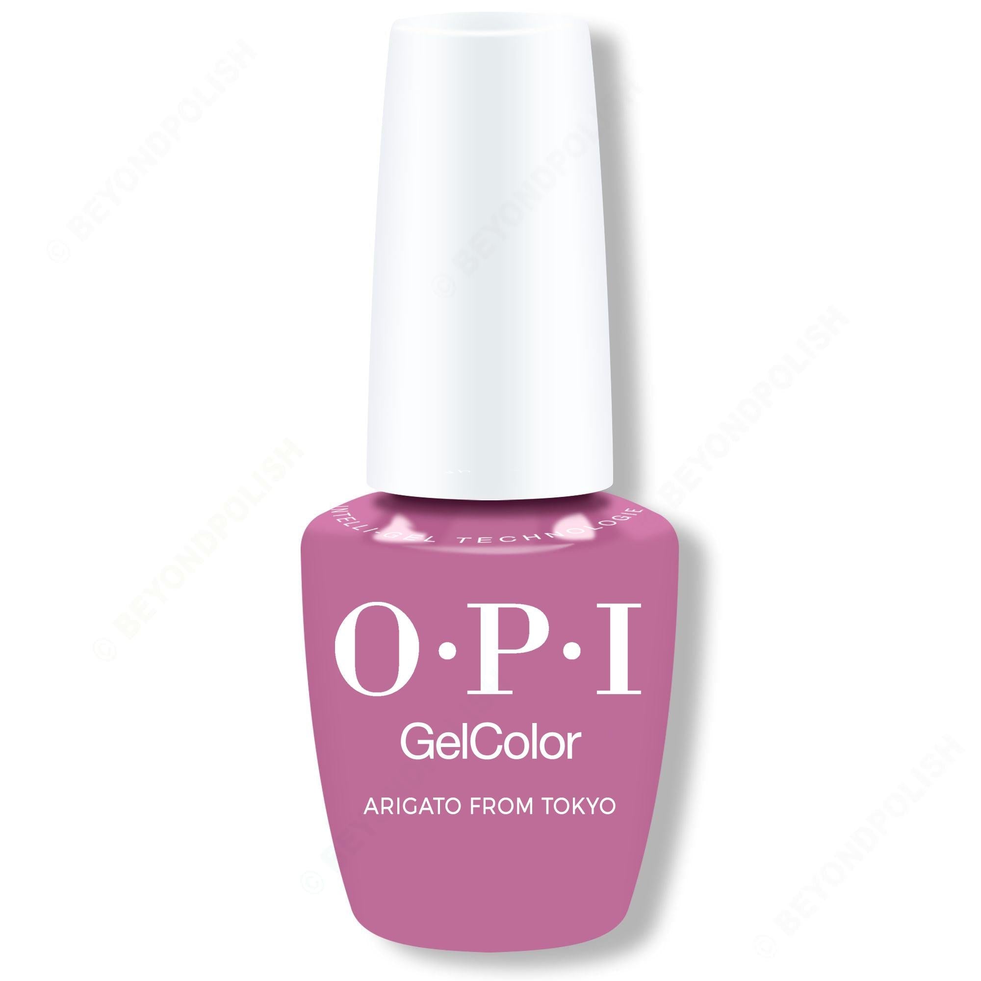 6-Pack OPI Gelcolor Intelli-Gel Nail Polish, Arigato from Tokyo 0.5 oz