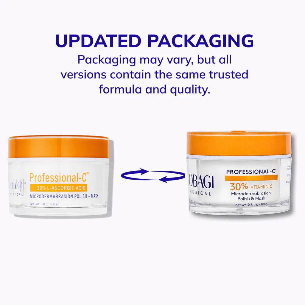 Obagi Professional-C Microdermabrasion Polish + Mask 30% Vitamin C – 2.8 oz