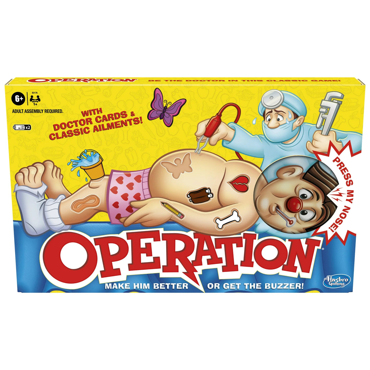 Hasbro Gaming Classic Operation Game (New, Open Box)