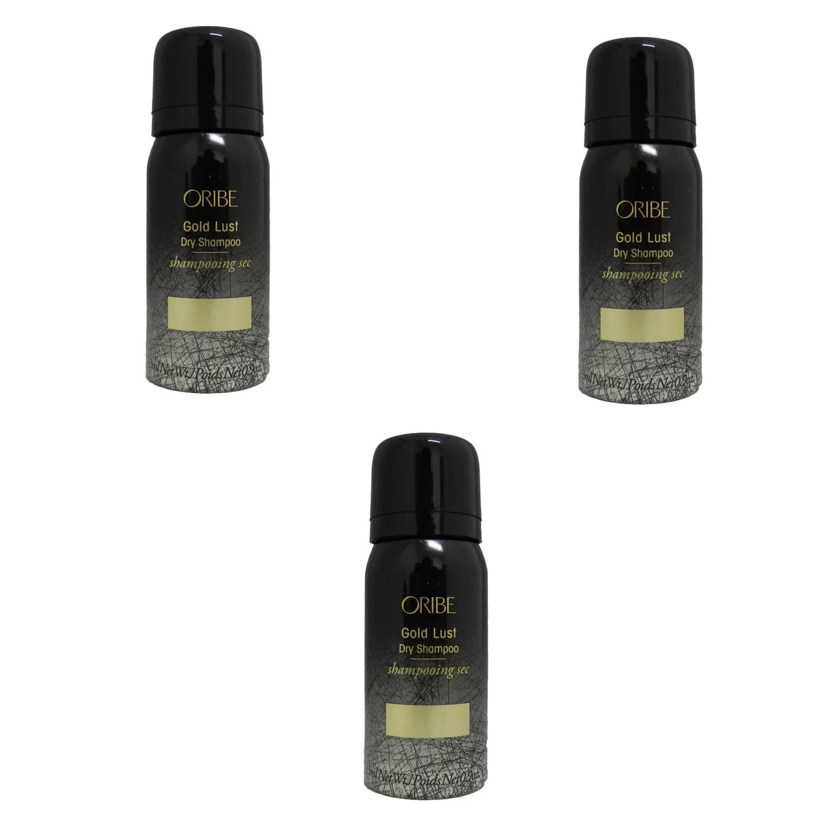 Oribe Gold Lust Dry Shampoo MINI 0.9 oz Travel Size PACK Of 3
