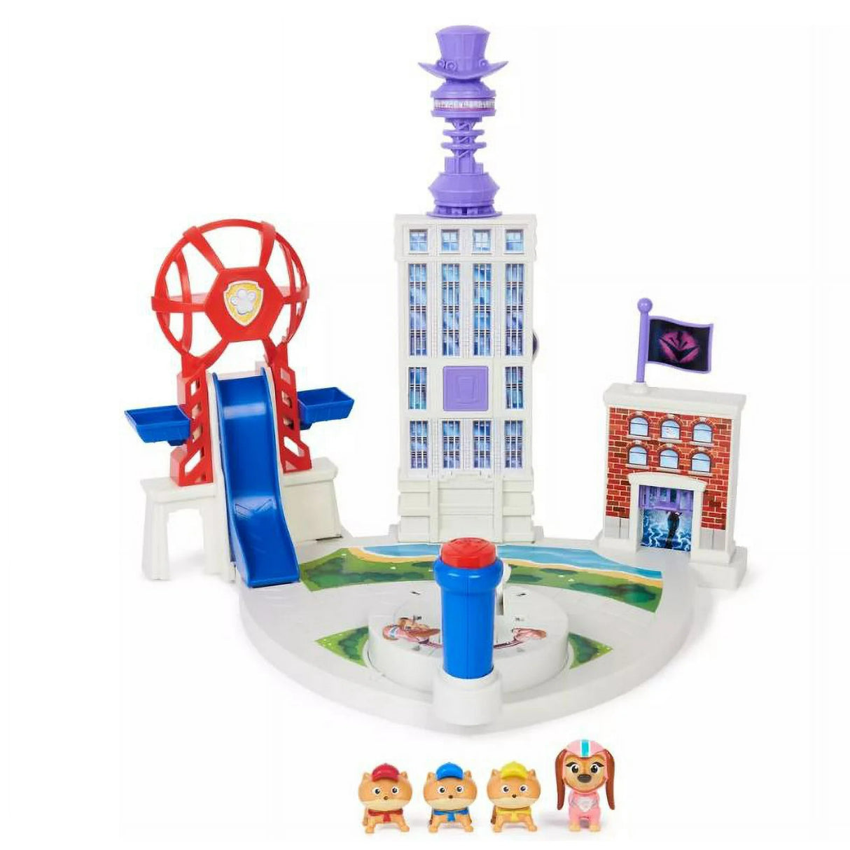 PAW Patrol: The Mighty Movie Liberty & Junior Patrollers Playset - White - 3 Years and up(New Open Box)