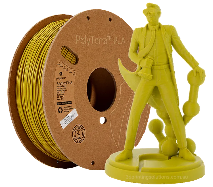 PolyMaker PolyTerra PLA Army Light Green 1kg 1.75mm