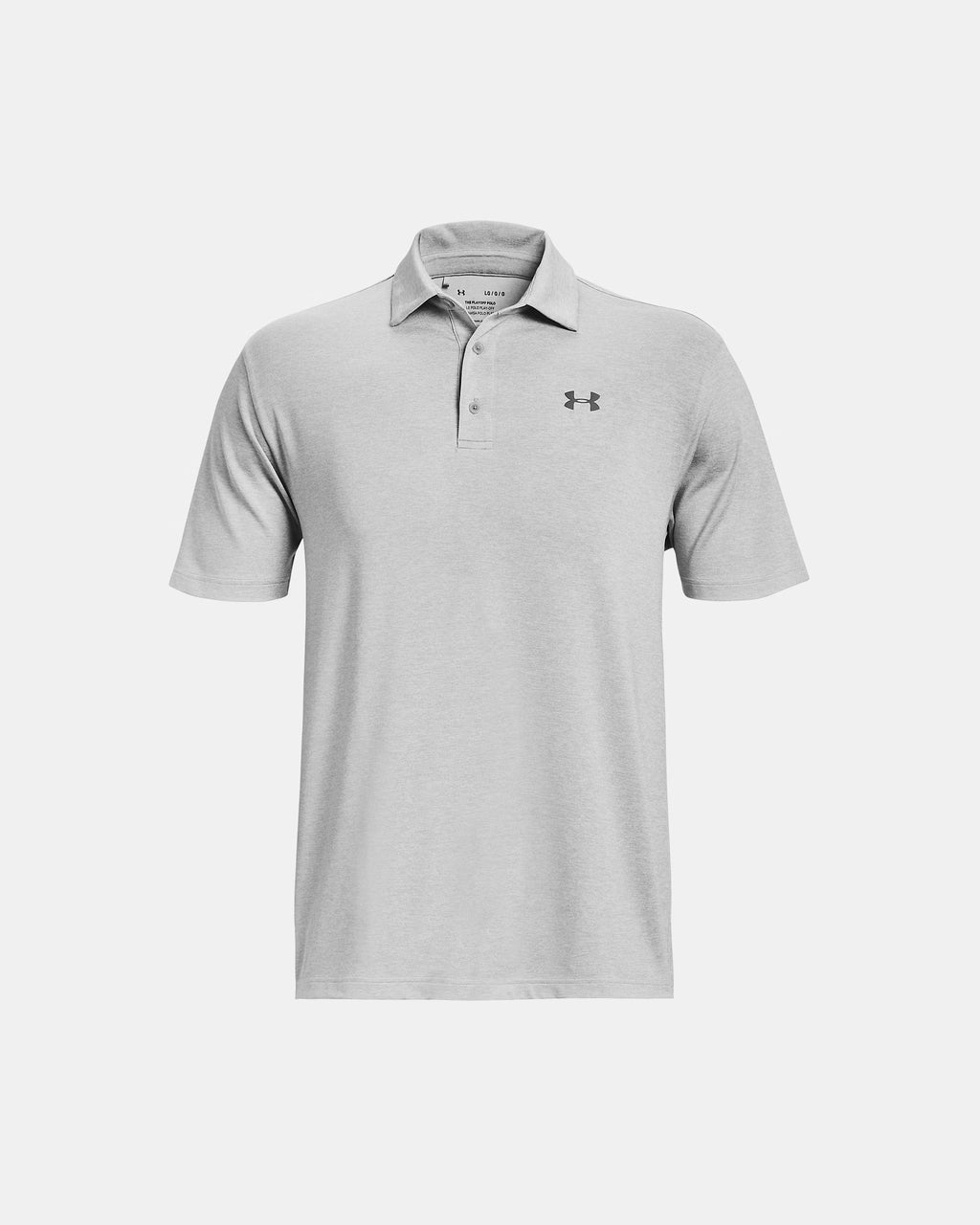 *UA Playoff Heather Men's Polo, Pitch Gray - Large