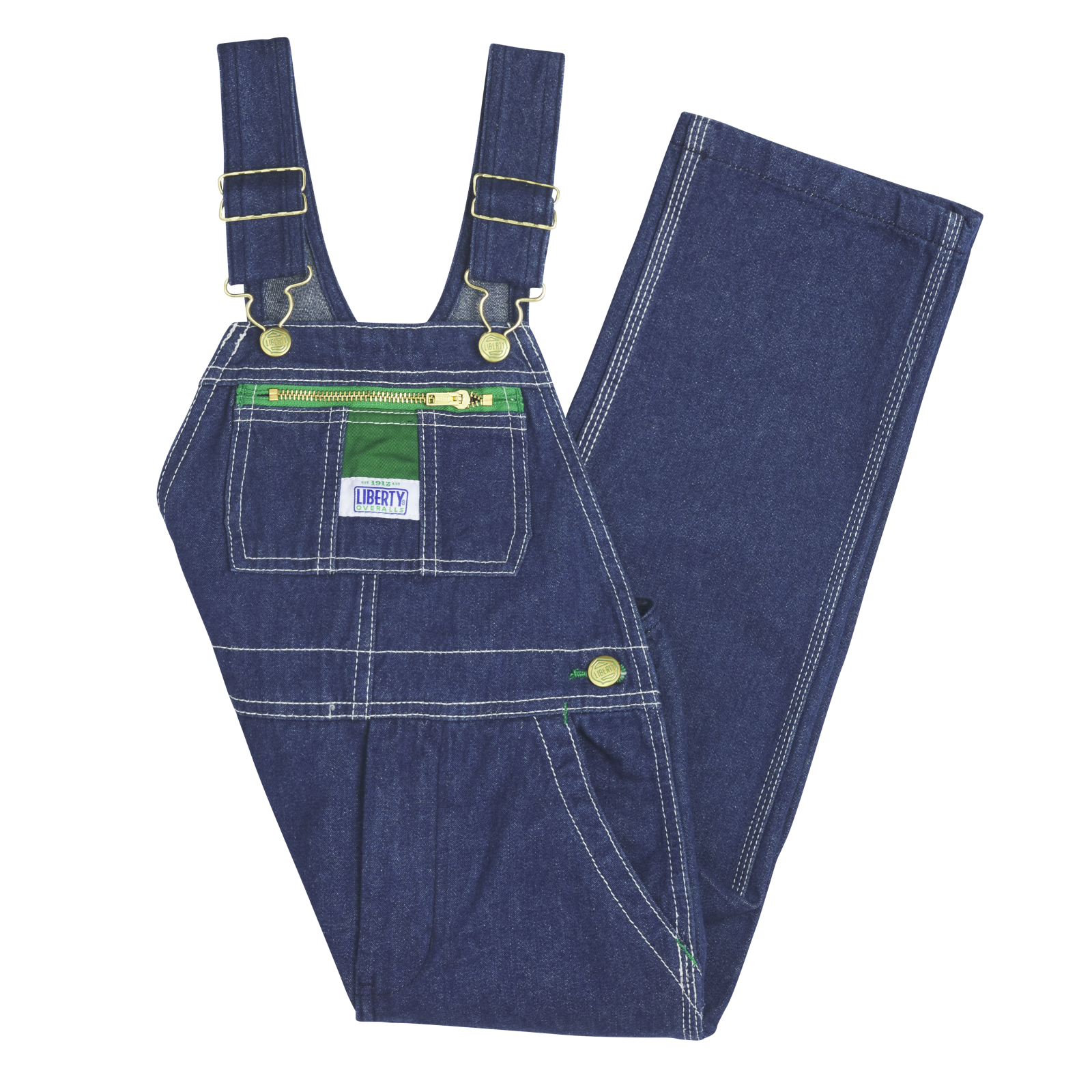 Liberty® Preschool Denim Bib Overall - Denim - Size 6 YTH